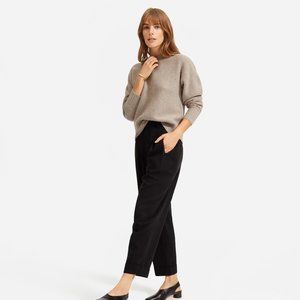 NEW Everlane Stroopwafel Crew ReCashmere Heathered Sand Size M! VERY RARE COLOR!